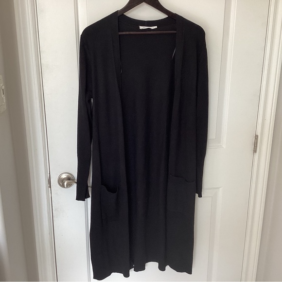 Rickis black duster cardigan. - Picture 1 of 8